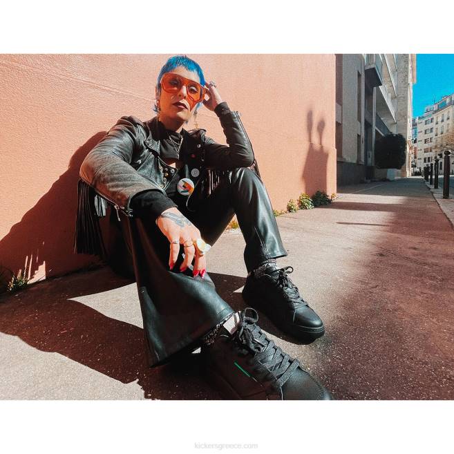 γυναίκες κλωτσιά τάλι μαύροKickers J486170