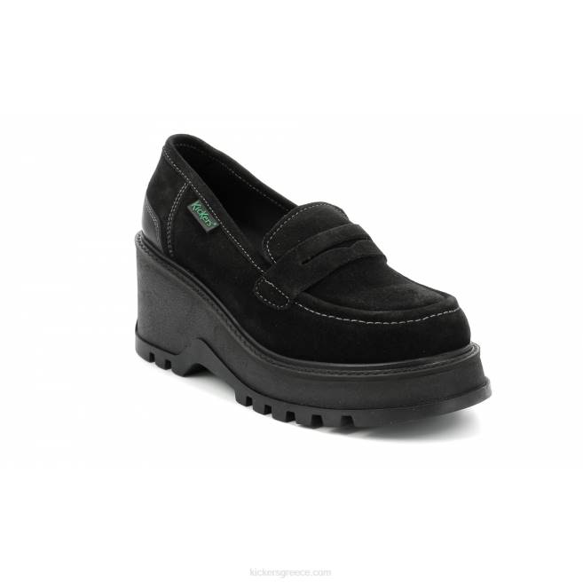 γυναίκες κλωτσιά άγριο μαύροKickers J486182