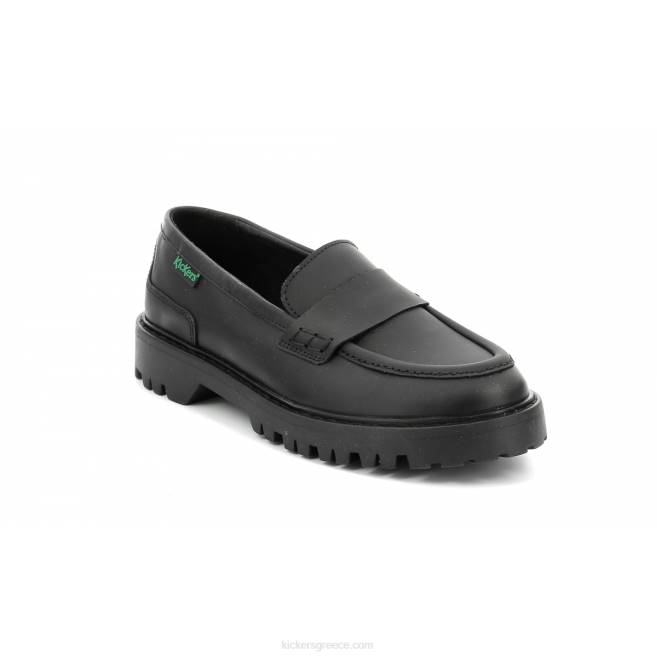 γυναίκες κατάστρωμα loafer μαύροKickers J486183