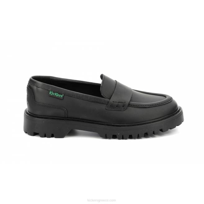 γυναίκες κατάστρωμα loafer μαύροKickers J486183