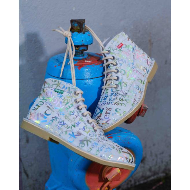 γυναίκες kicklegend σιέλ ασημί τύπωμαKickers J486190