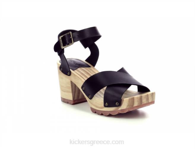 γυναίκες κλωτσιά σοφός μαύροςKickers J4861