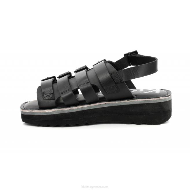 γυναίκες κλωτσιά γεια ηλιόλουστο μαύροKickers J486107