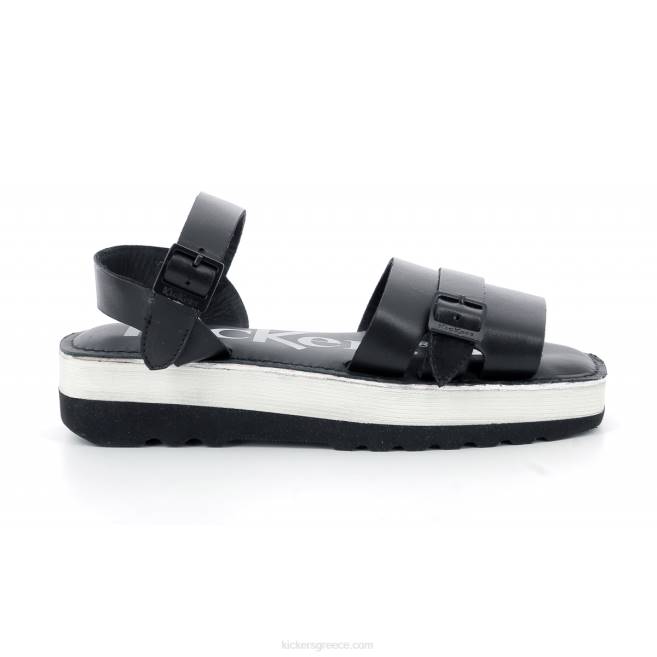 γυναίκες κλωτσιά γεια ηλιοβασίλεμα μαύροKickers J486121