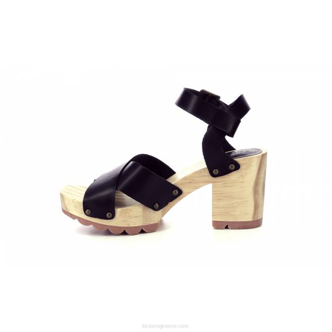 γυναίκες κλωτσιά σοφός μαύροςKickers J4861