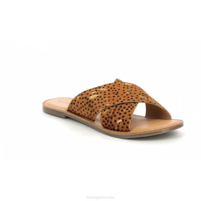 γυναίκες diaz-2 καμήλα μαύρο χρυσό στίγματαKickers J486110