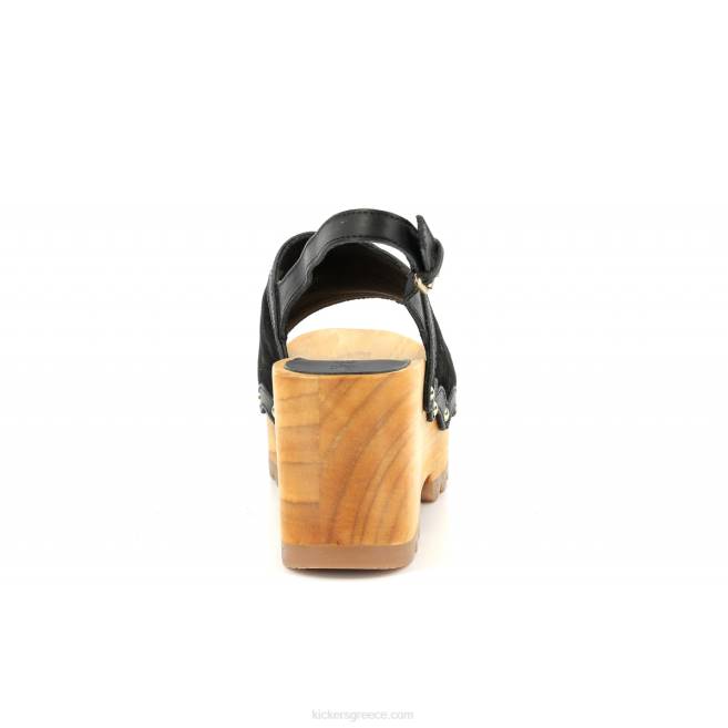 γυναίκες kick wedge ξύλο μαύροKickers J48612