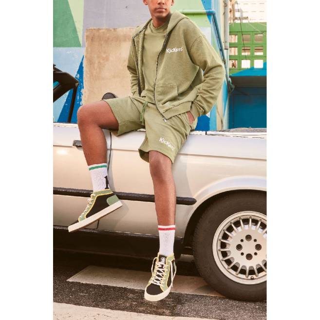 άνδρες arveiler μαύρο πράσινοKickers J486315