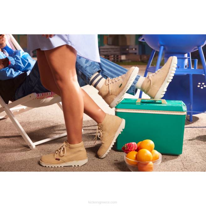 άνδρες κλωτσιά γεια ανοιχτό μπεζKickers J486367