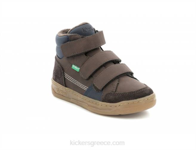 παιδιά κρουαζ σκούρο καφέ ναυτικόKickers J486939