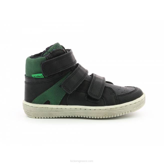 παιδιά Λόχαν μαύρο πράσινοKickers J486956