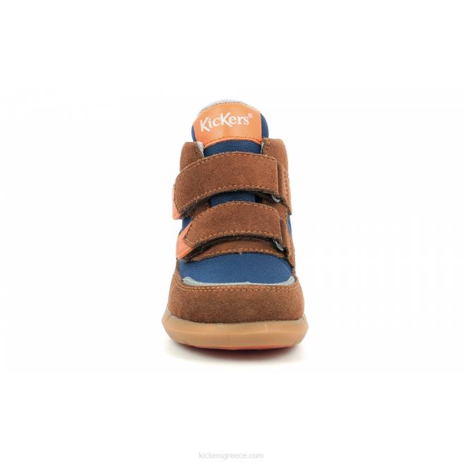 παιδιά junibo καφέ μπλε πορτοκαλίKickers J486966