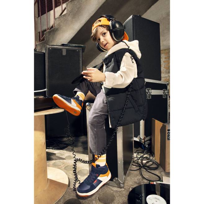 παιδιά kickalien navy λευκό πορτοκαλίKickers J4861008