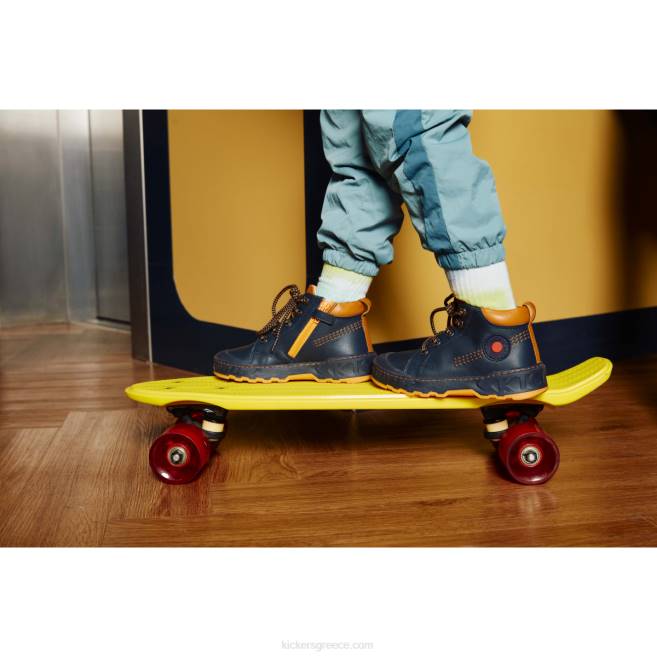 παιδιά kickdundy navy πορτοκαλίKickers J486989