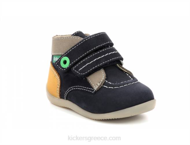 παιδιά bonkro-2 navy χακί κίτρινοKickers J486903