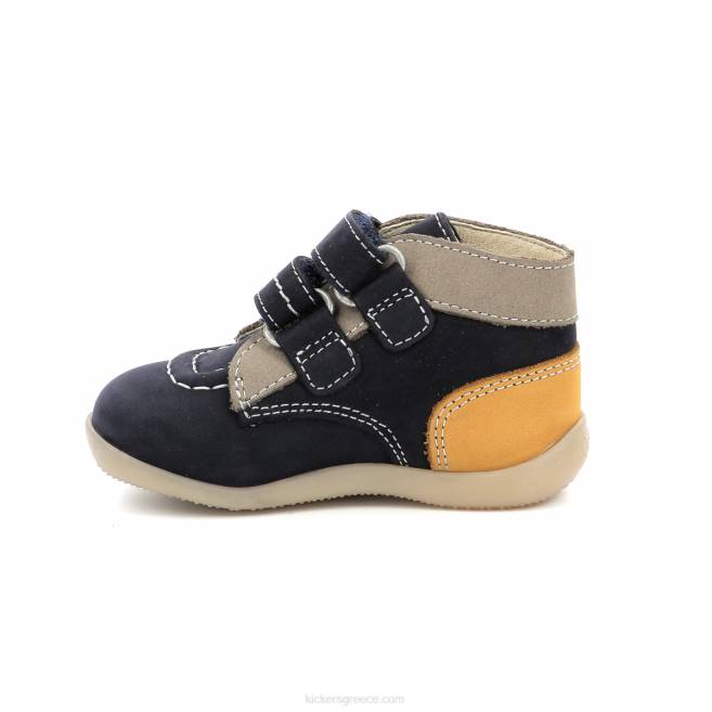 παιδιά bonkro-2 navy χακί κίτρινοKickers J486903