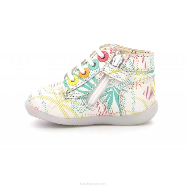 παιδιά bonzip-2 λευκή ηλιοφάνειαKickers J486777