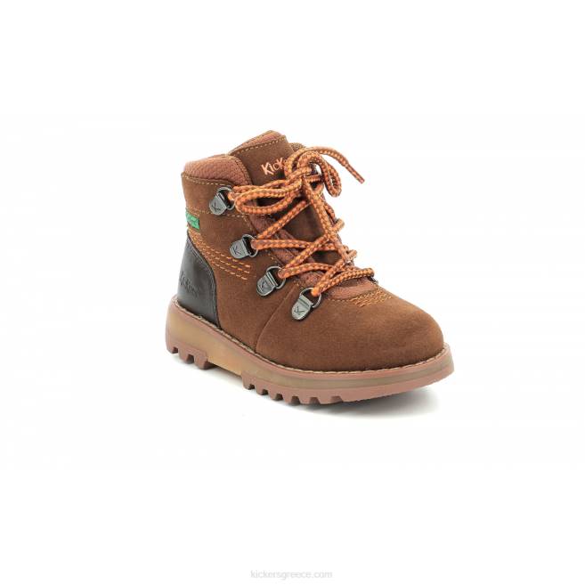 παιδιά kicknature καφέ πορτοκαλίKickers J486816