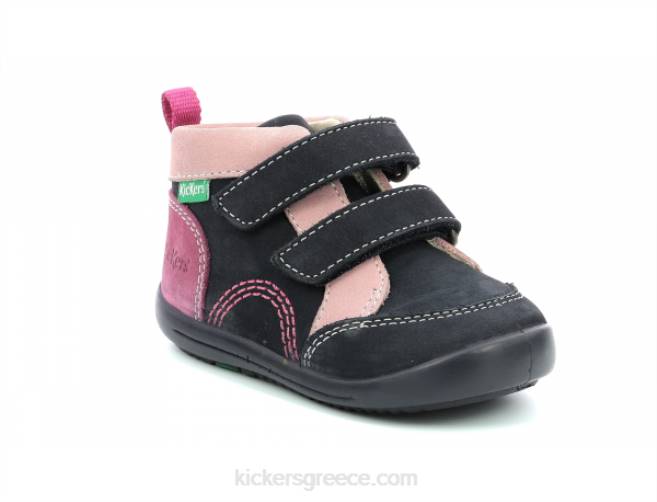 παιδιά kinop ναυτικό ροζ τρίχρωμοKickers J486927