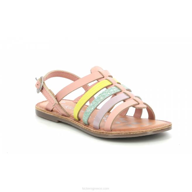 παιδιά Dixon ροζ κίτρινο μωβ πράσινοKickers J486421