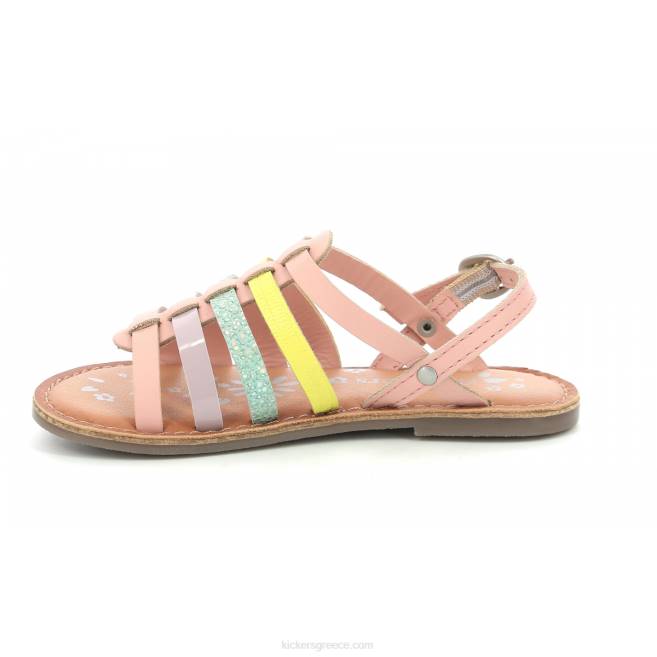 παιδιά Dixon ροζ κίτρινο μωβ πράσινοKickers J486421