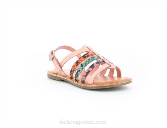 παιδιά Dixon pink ερπετό τρίχρωμοKickers J486757