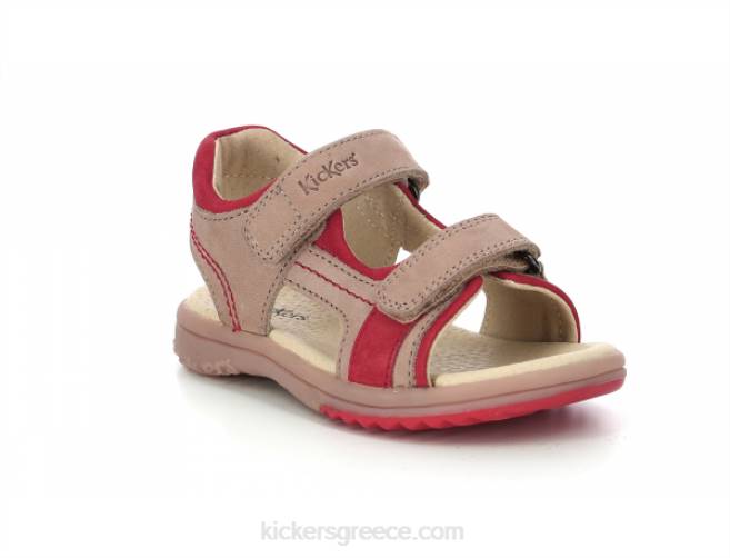 παιδιά πλατινό μπεζ πορτοκαλίKickers J486405