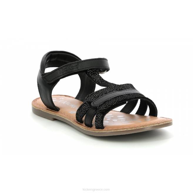 παιδιά διαμάντι γυαλιστερό μαύροKickers J486499