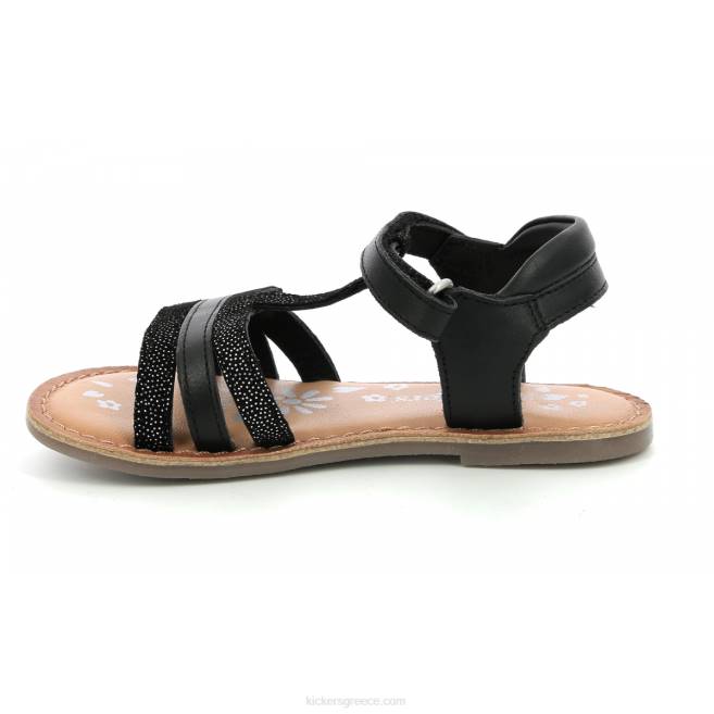 παιδιά διαμάντι γυαλιστερό μαύροKickers J486499