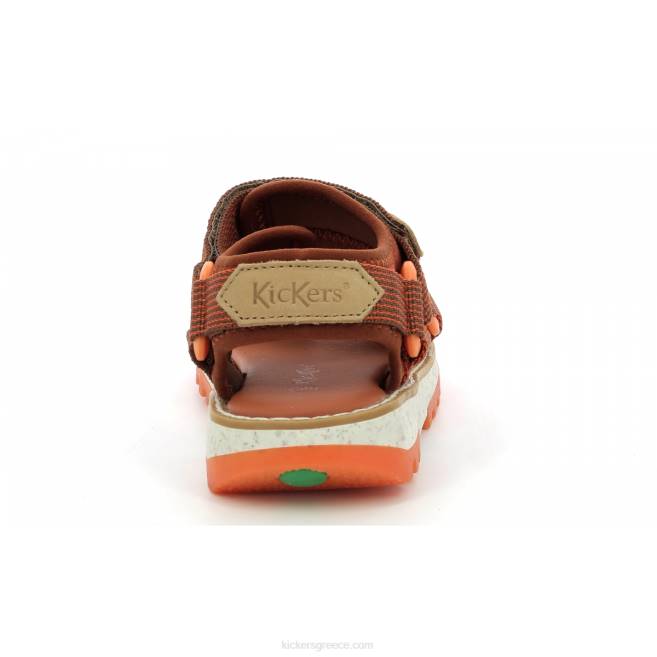 παιδιά ρολόι καφέ πορτοκαλίKickers J486500