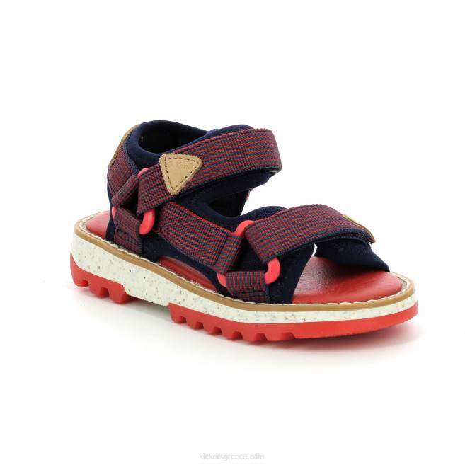 παιδιά ρολόι κόκκινο ναυτικόKickers J486501