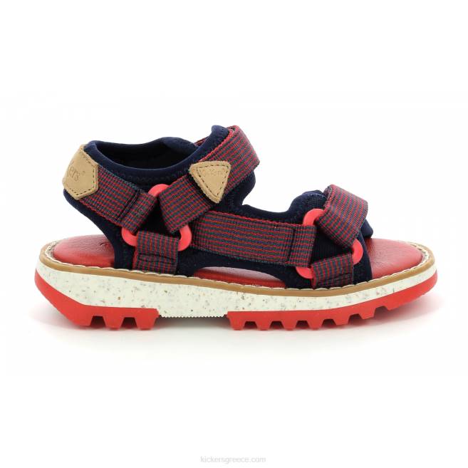 παιδιά ρολόι κόκκινο ναυτικόKickers J486501