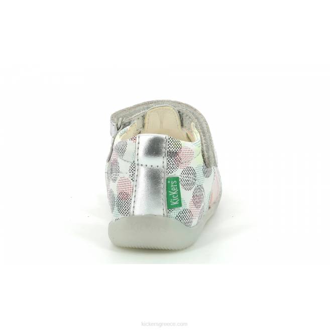 παιδιά bigflo-2 λευκές ροζ κουκίδες multicoKickers J486402