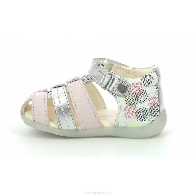 παιδιά bigflo-2 λευκές ροζ κουκίδες multicoKickers J486402