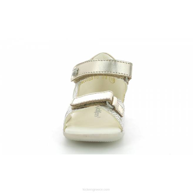 παιδιά binsia-2 λευκό ασημί κοχύλιKickers J486380