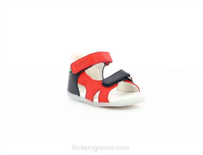παιδιά binsia-2 ναυτικό κόκκινο λευκόKickers J486761