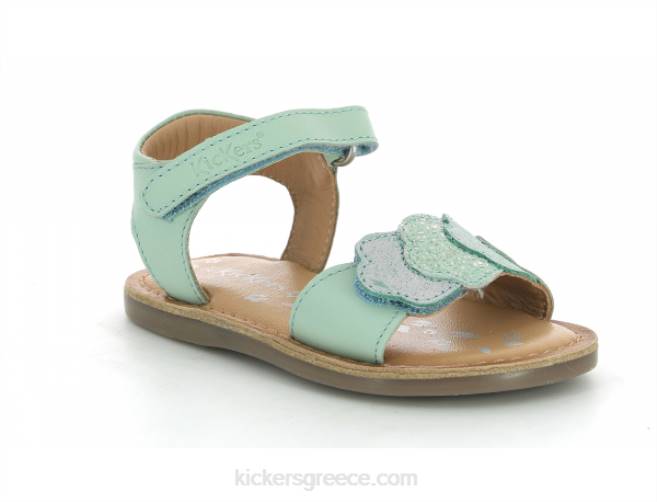 παιδιά dyastar ανοιχτοπράσινο επιμεταλλωμένοKickers J486600