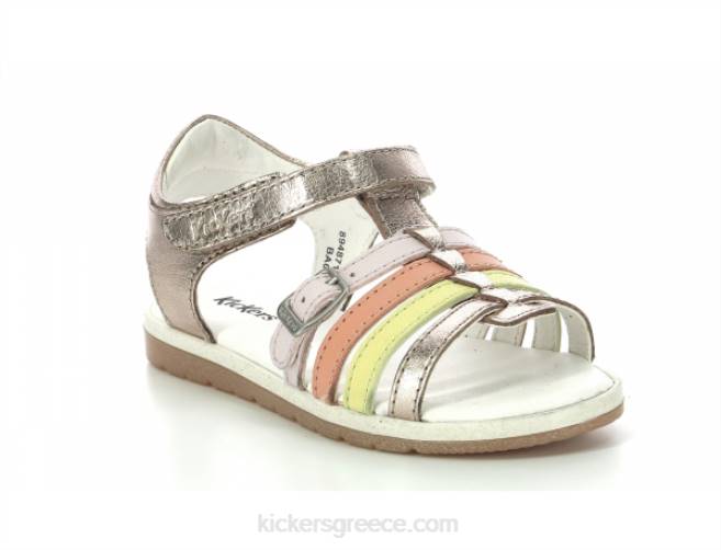 παιδιά gilianna χρυσό ροζ πορτοκαλίKickers J486479