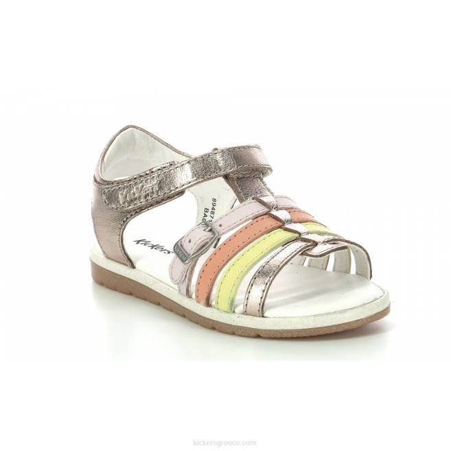 παιδιά gilianna χρυσό ροζ πορτοκαλίKickers J486479