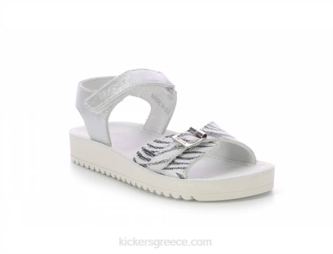 παιδιά ασημένια ζέβρα odyssaKickers J486635