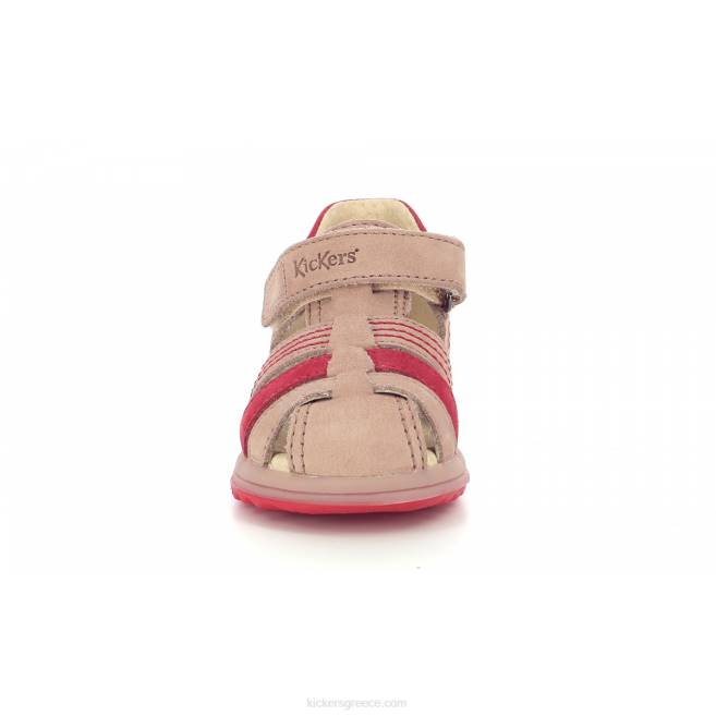 παιδιά platiback μπεζ πορτοκαλίKickers J486566