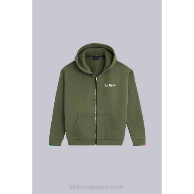 για άνδρες και γυναίκες χακί με κουκούλα με φερμουάρKickers J4861018