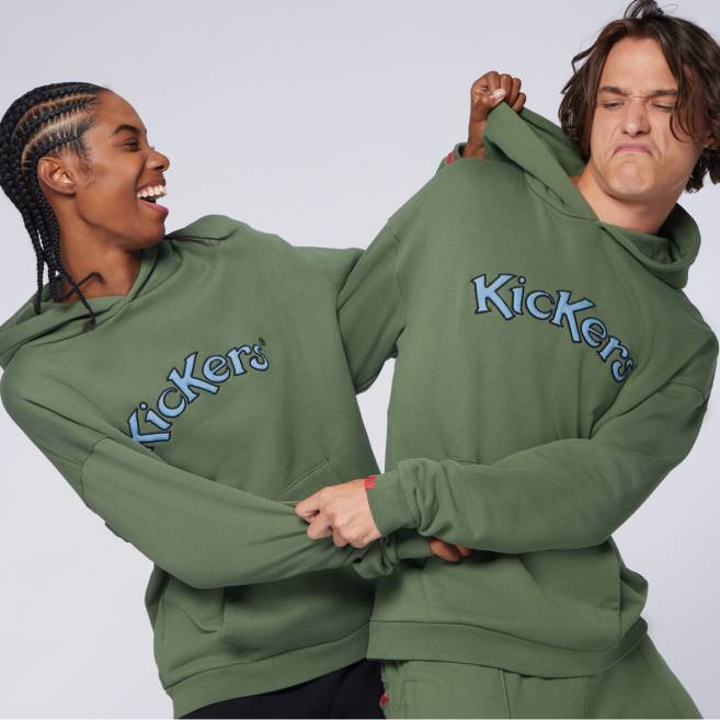 για άνδρες και γυναίκες κουκούλα χακίKickers J4861039