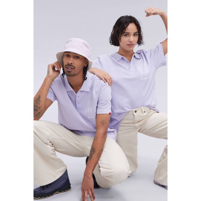 για άνδρες και γυναίκες μεγάλη μπλούζα πόλο μωβKickers J4861047