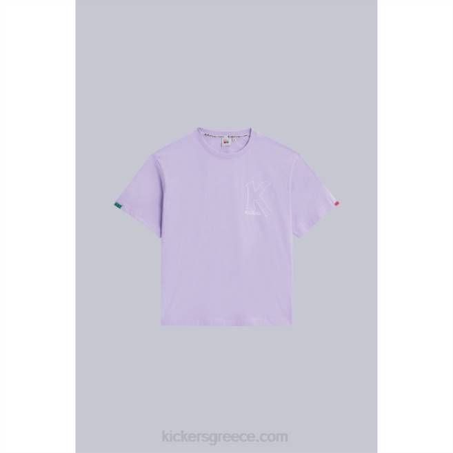 για άνδρες και γυναίκες μεγάλο k t-shirt μωβKickers J4861033
