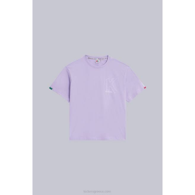 για άνδρες και γυναίκες μεγάλο k t-shirt μωβKickers J4861033