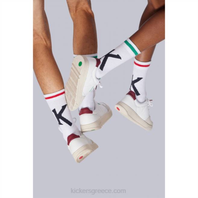 για άνδρες και γυναίκες μεγάλη κ κάλτσα λευκήKickers J4861064
